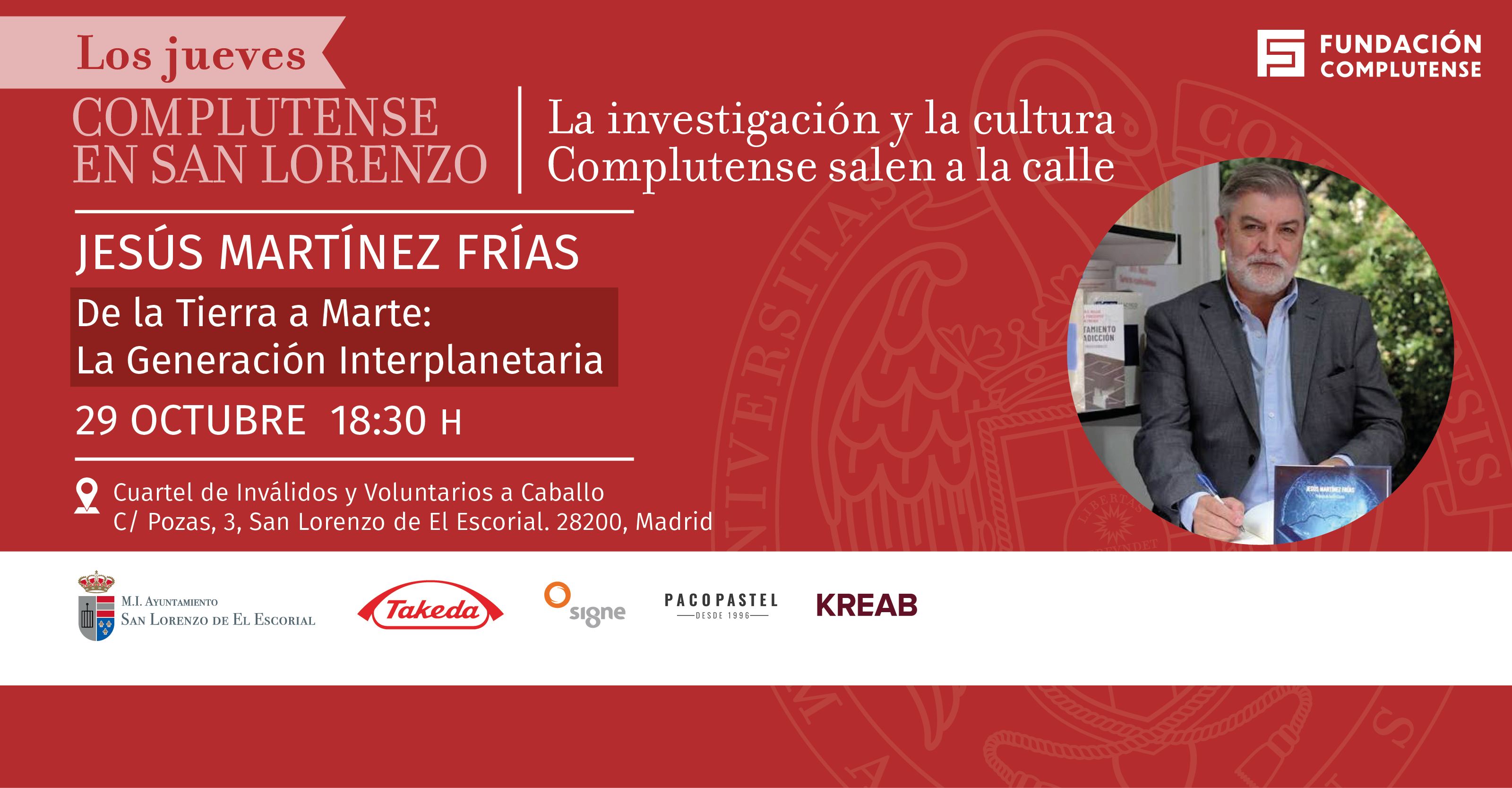 Vuelven los “Jueves Complutense” en San Lorenzo de El Escorial